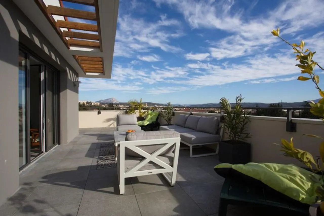 Apt - Terrace Panoramic View And Wifi Aix-en-Provence Apartment